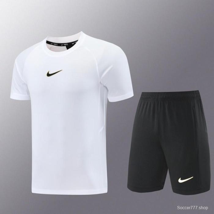 25/26 Nike White Short Sleeve Jersey+Shorts