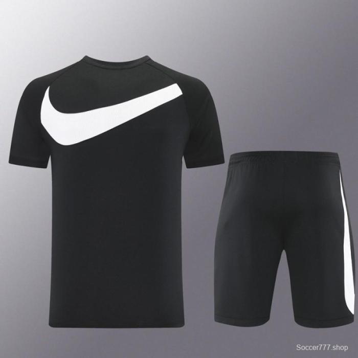 25/26 Nike Black Short Sleeve Jersey+Shorts
