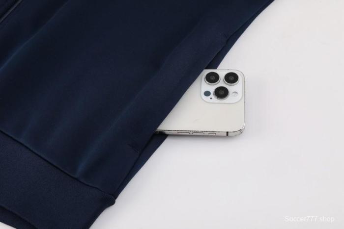 25/26 Arsenal Red/Navy Full Zipper Jacket +Long Pants