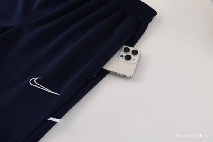 2025 Nike Blue Full Hoodie Zipper Jacket +Long Pants