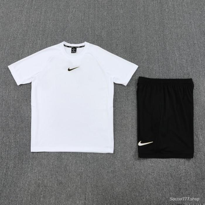 25/26 Nike White Short Sleeve Jersey+Shorts