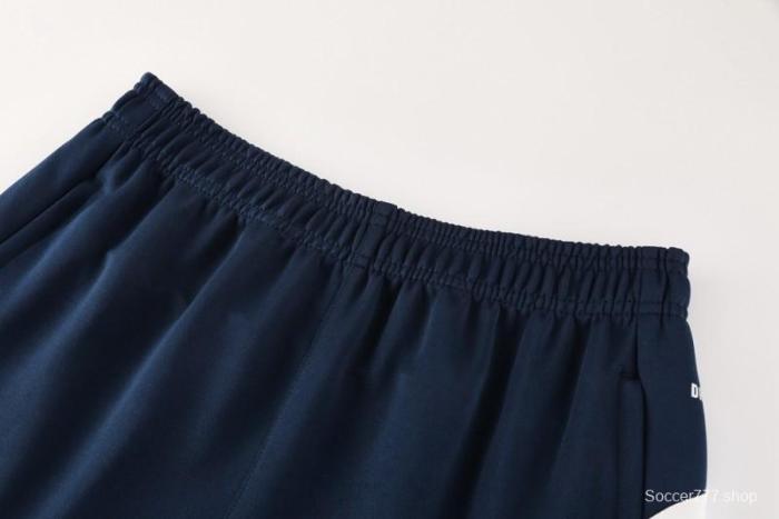 2025 Portugal Navy Full Zipper Jacket +Long Pants