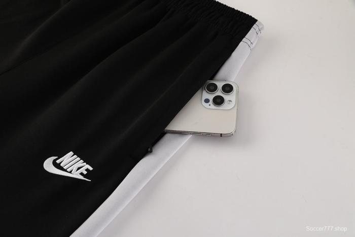 2025 Nike Grey/Black Full Hoodie Zipper Jacket +Long Pants