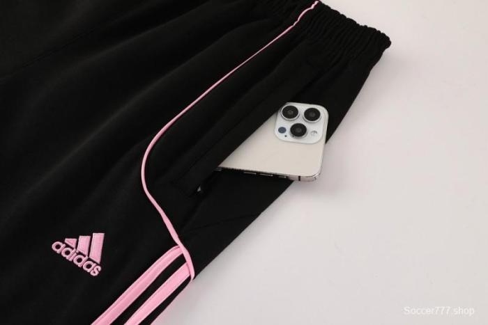 2025 Inter Miami Black Full Hoodie Zipper Jacket +Long Pants