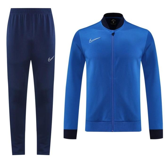 2025 Nike Blue Full Hoodie Zipper Jacket +Long Pants
