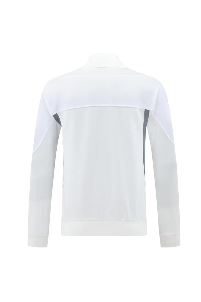 2025 NIKE WHITE/Grey Full Zipper Jacket +Long Pants