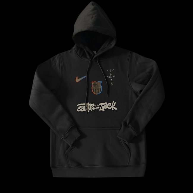 25/26 Barcelona Black Cactus Jack Hoodie -7 Colors