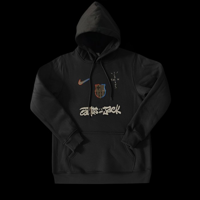25/26 Barcelona Black Cactus Jack Hoodie -7 Colors