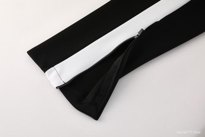 2025 Nike Grey/Black Full Hoodie Zipper Jacket +Long Pants