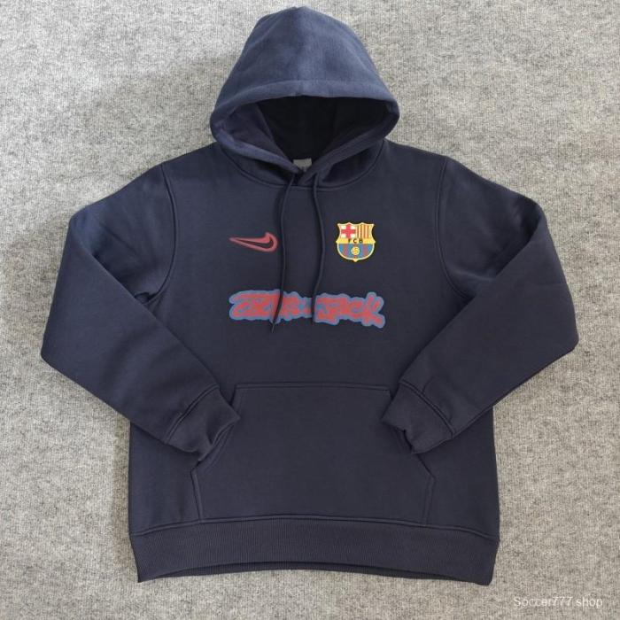 25/26 Barcelona Black Cactus Jack Hoodie -7 Colors