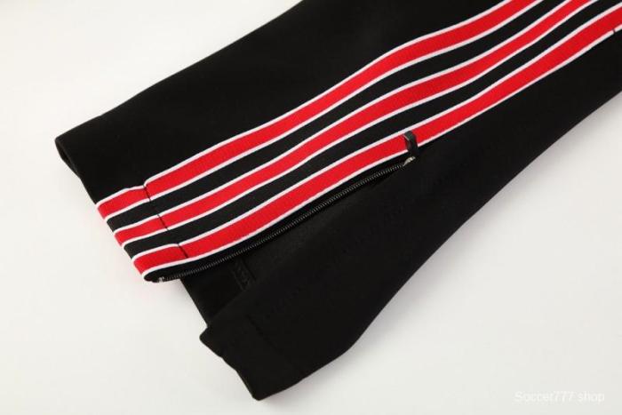 25/26 Manchester United Red/Black Full Zipper Jacket +Long Pants