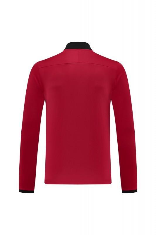 2025 Nike Red Full Hoodie Zipper Jacket +Long Pants