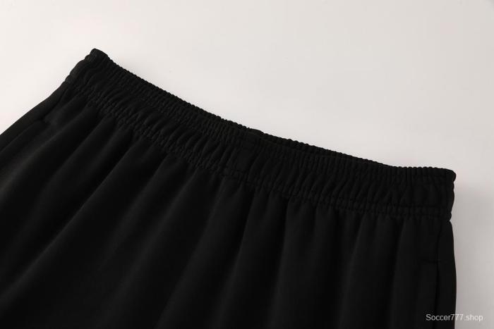 25/26 AC Milan Black/Red Full Zipper Jacket +Long Pants