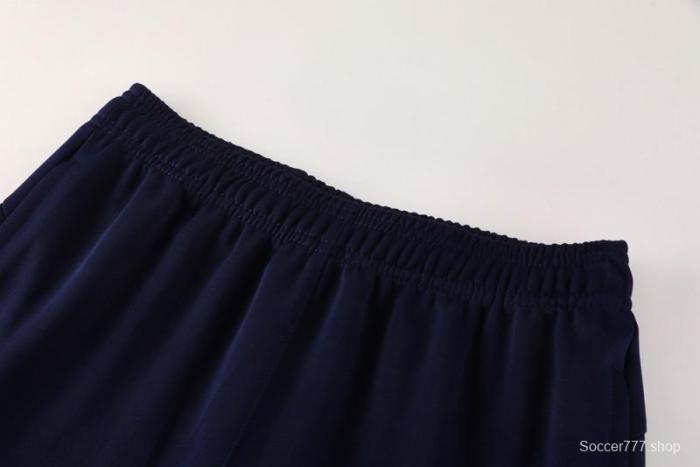 25/26 Barcelona Navy/Orange Full Zipper Jacket +Long Pants