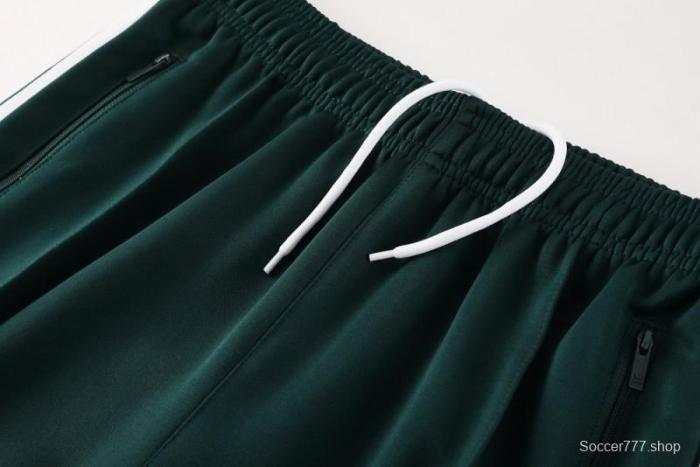 2025 Adidas Original Green Full Hoodie Zipper Jacket +Long Pants