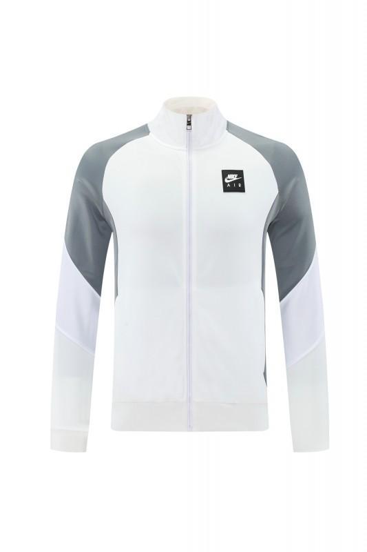 2025 NIKE WHITE/Grey Full Zipper Jacket +Long Pants