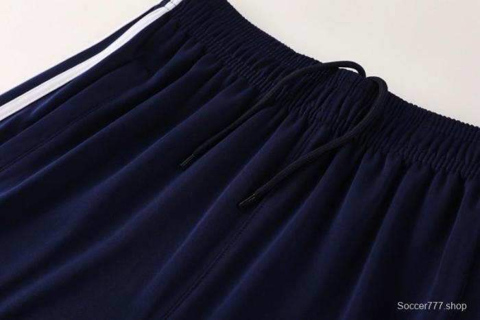 2025 Adidas Originals Long Sleeve T-Shirt Collection - Navy/White/Black with 3-Stripes