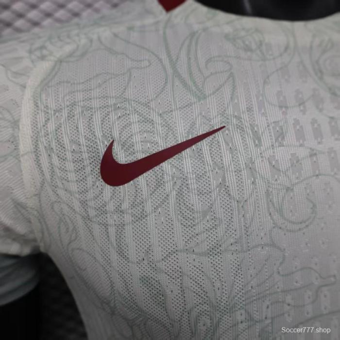 Player Version 2025 China Away WHITE  Jersey