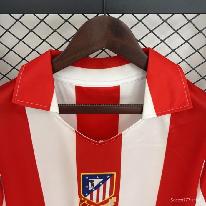 03/04 Retro Atletico Madrid Centenary Home Stadium Jersey
