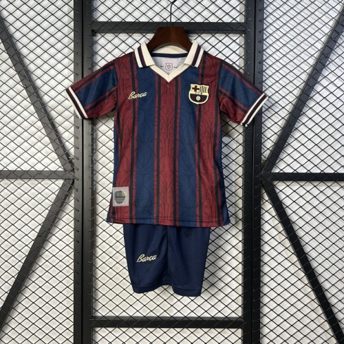 25/26 Kids Modernist FC Barcelona Polo Long Sleeve Jersey