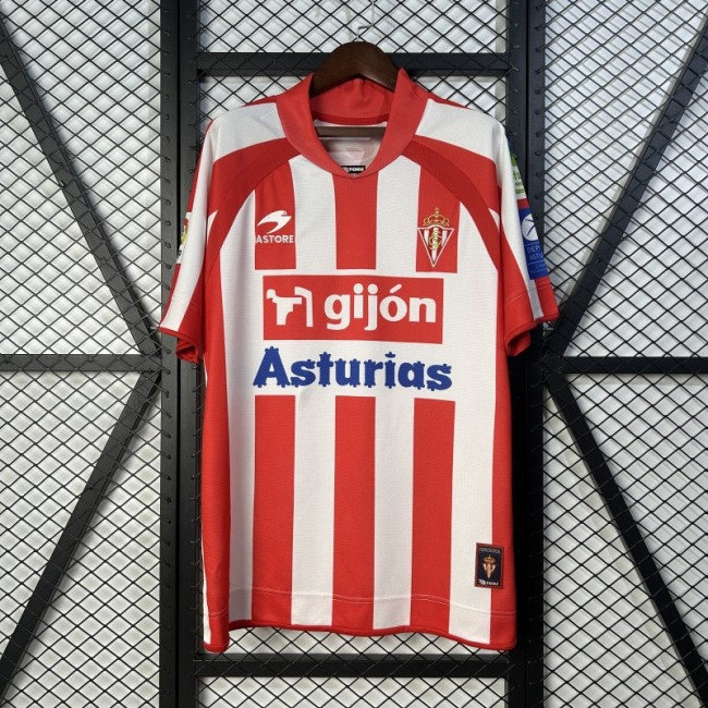 08/09 Retro Sporting Gijon Home Jersey