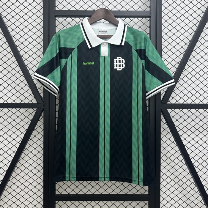 25/26 Real Betis Green with Black Vertical Stripes Jersey