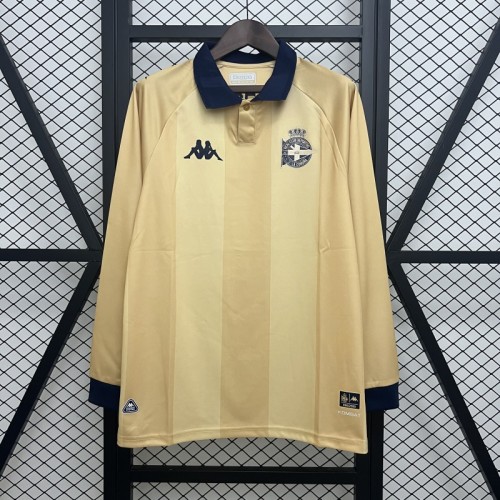 25/26 Deportivo La Coruna Gold Long Sleeve Jersey