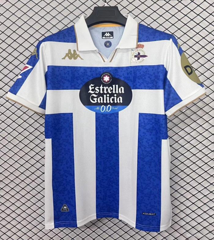 25/26 Deportivo de La Coruna Home Jersey