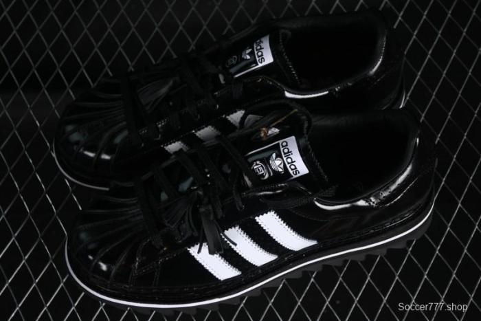 Adidas Superstar Clot IH5953 Preppy Style Shell Toe Sneakers with Perforated Leather - IH5953