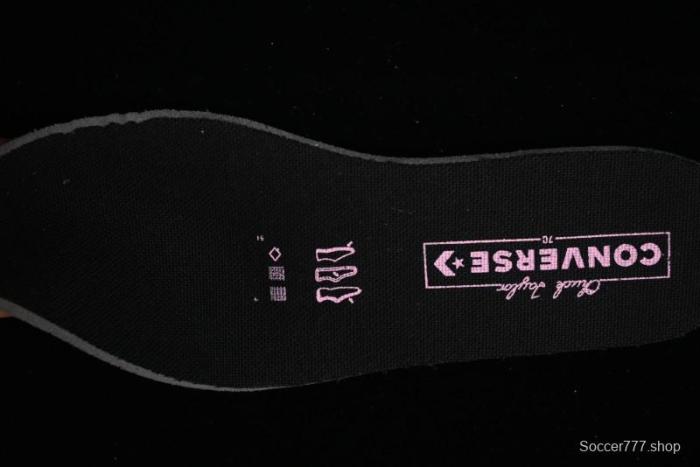 Converse Chuck 70s High Top Casual Sneakers in Black and Pink - A09541C