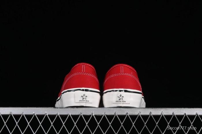 Kamiya x Vulcanize Sneaker 23AW High-End Line Mihara Yasuhiro Dissolution Red Shawn Yue Same Style Painted Letters Low-Top Canvas Shoes