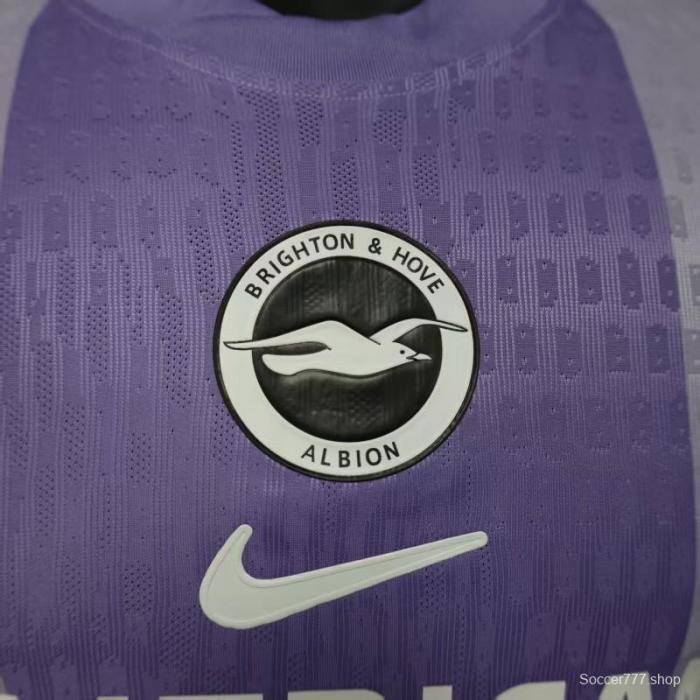 Player Version 25/26 Brighton Hove Albion Away Jersey