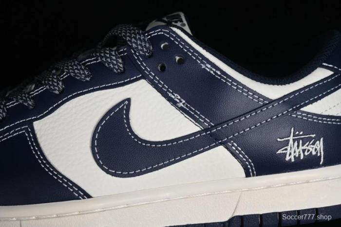 Nike SB Dunk Low Stussy Collaboration - Mark Line Starry Sky Anniversary High-End Custom Low-Top Casual Skate Shoes - BB9898-002