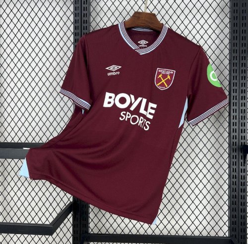 25/26 west Ham United Home Jersey