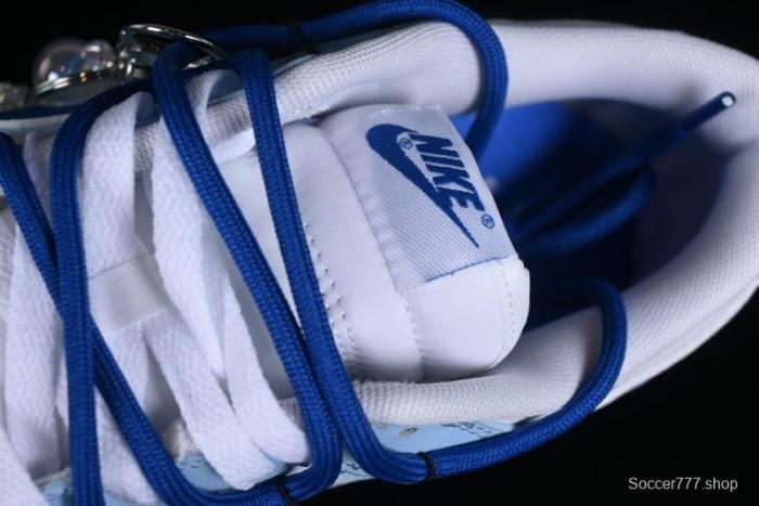 Nike Dunk Low Winter is Here Minimalist White Blue SB Lace-Up Low-Top Casual Skate Shoes - DV0831-104