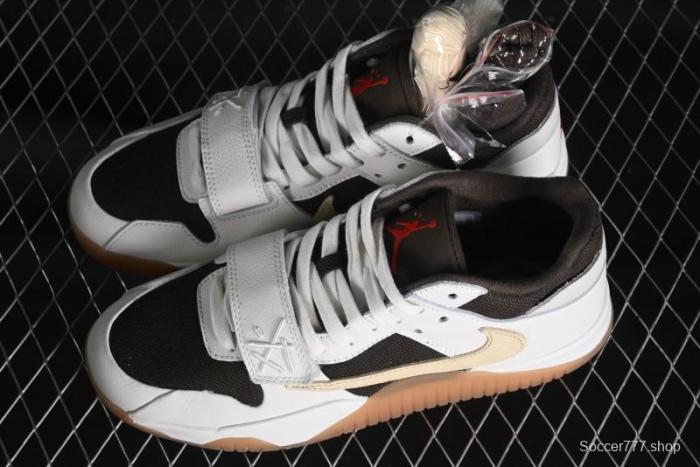 Nike Travis Scott x Jordan Jumpman Jack TR  University Red  Basketball Shoes with Magic Strap - FZ8117-100