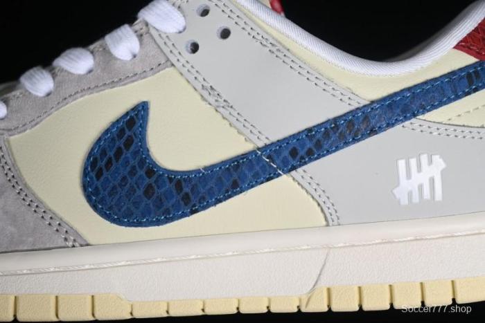 Nike SB Dunk Low UN Collaboration - Blue Dragon Scale Anniversary High-End Custom Low-Top Casual Skate Shoes - FC2025-302