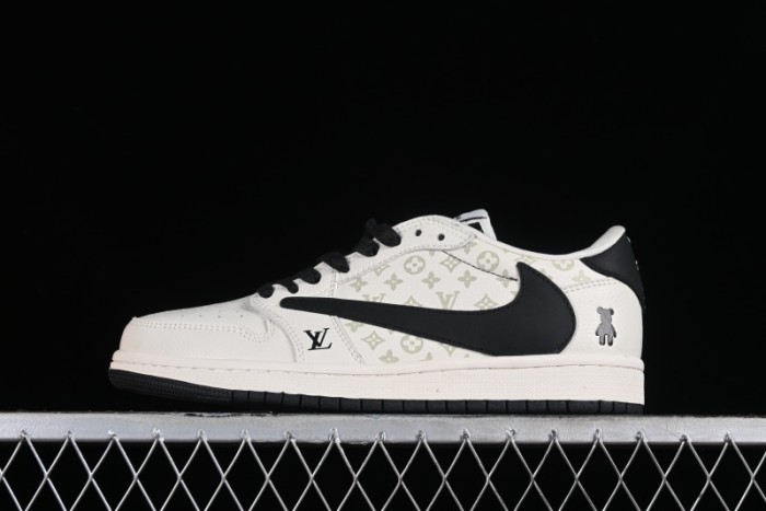 Nike Air Jordan 1 Low OG SP Travis Scott x Fragment Design Collaboration Sneakers - SJ2068-002