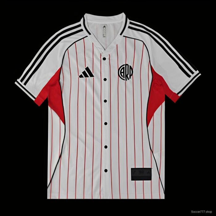25/26 River Plate US Pack Baseball Jersey