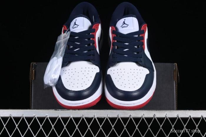 Nike Air Jordan 1 Low Golf Shoes Black Toe - DD9315-113