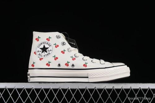 Converse Chuck 1970s Official Cherry Embroidery Canvas Sneakers - A08863C