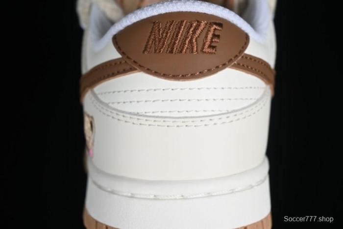 Nike Dunk Low Next Nature  Hemp  Mischievous Doll Soy Milk Bear Maillard Simple and Versatile SB Lace-Up Low-Top Casual Sneakers - DD1873-200