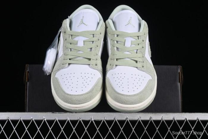 Nike Air Jordan 1 Low AJ1 Apple White Green Low-Top Lifestyle Basketball Shoes - FN5214-131