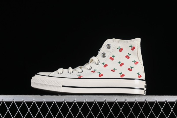 Converse Chuck 1970s Official Cherry Embroidery Canvas Sneakers - A08863C