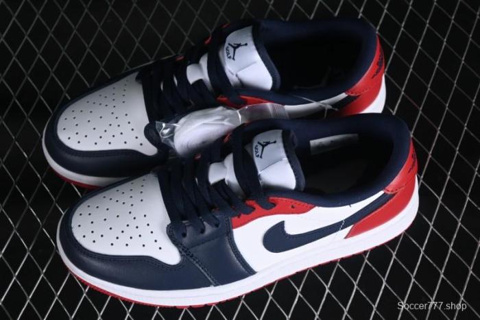 Nike Air Jordan 1 Low Golf Shoes Black Toe - DD9315-113