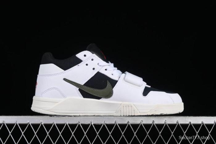 Nike Travis Scott x Jordan Cut The Check AJ1 Basketball Shoes with Velcro Strap - FZ8117-100