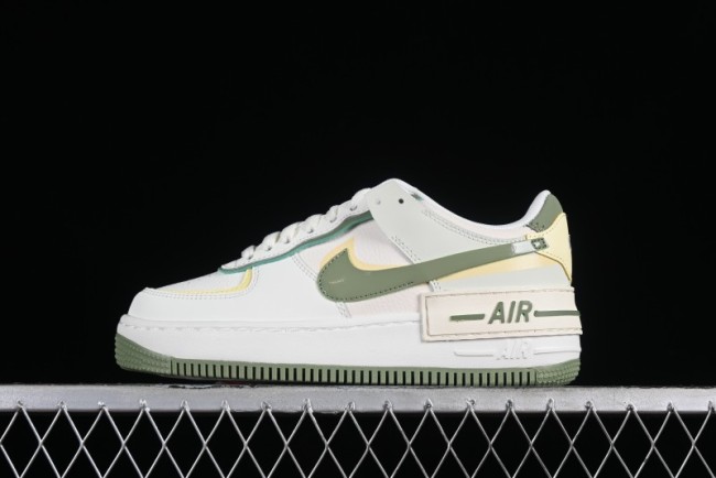 Nike Air Force 1 Shadow Low-Top Sneakers with Lightweight EVA Midsole and Anti-Slip RB Rubber Outsole - FN6335-101