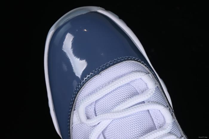 Nike Air Jordan 11 Low  Diffused Blue  Retro Basketball Shoes with Patent Leather Accents - FV5104-104