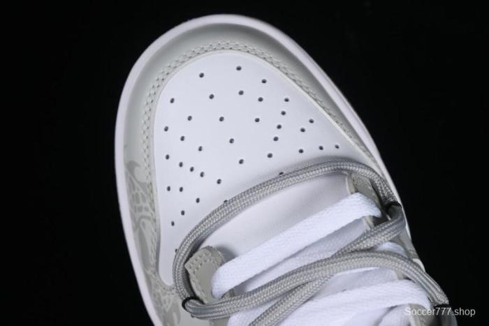 Nike Dunk Low SB Year of the Dragon Limited Edition Silk Patchwork Casual Skate Shoes - DV0833-100