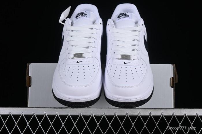Nike Air Force 1 '07 Low Casual Sneakers in Black and White - FQ4296-101